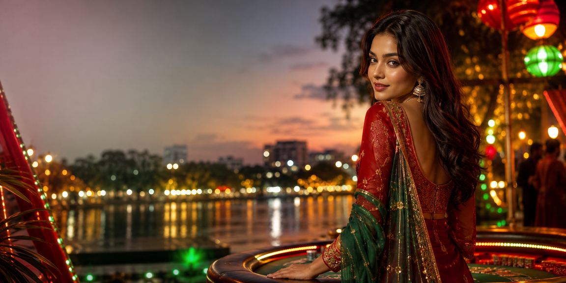 A scene of red-green casino games being enjoyed on mobile in Dhaka's entertainment scene