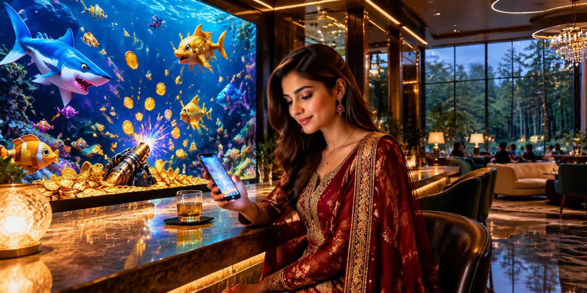 A Bangladeshi model enjoying games on mobile against a natural backdrop in Gazipur