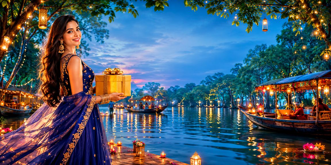 A Bangladeshi model in a Sylhet setting enjoying entertainment and betting on her mobile